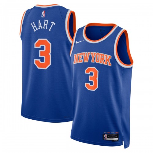 Josh Hart New York Knicks Nike Unisex Swingman Jersey - Icon Edition - Blue Josh Hart New York Knicks Nike Unisex Swingman Jersey - Icon Edition - Blue