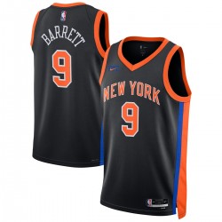 RJ Barrett New York Knicks Nike Unisex 2022/23 Swingman Jersey - City Edition - Black RJ Barrett New York Knicks Nike Unisex 2022/23 Swingman Jersey - City Edition - Black