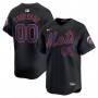 New York Mets Nike  Alternate Limited Custom Jersey – Black