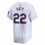 Brett Baty New York Mets Nike Home Limited Player Jersey - White