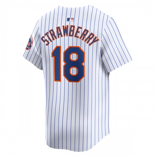 Darryl Strawberry New York Mets Nike Home Limited Player Jersey - White