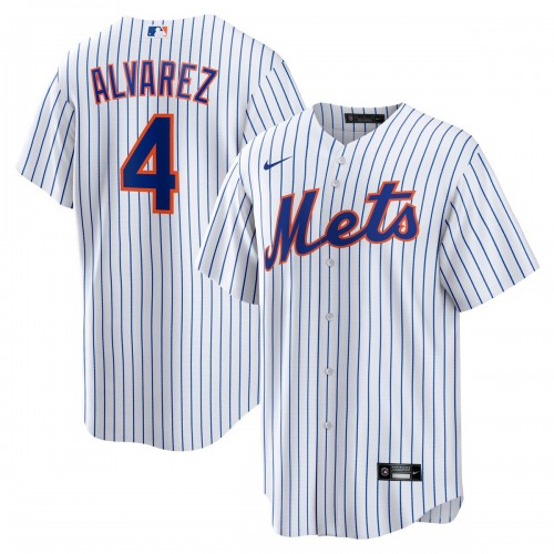 Francisco Alvarez New York Mets Nike Replica Player Jersey - White