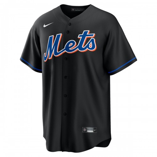Francisco Lindor New York Mets Nike 2022 Alternate Replica Player Jersey - Black