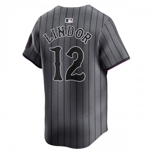 Francisco Lindor New York Mets Nike 2024 City Connect Limited Player Jersey - Graphite