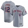 Francisco Lindor New York Mets Nike Away Limited Player Jersey - Gray