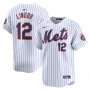 Francisco Lindor New York Mets Nike Home Limited Player Jersey - White