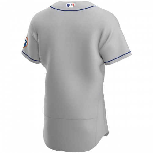 New York Mets Nike Road Authentic Team Jersey - Gray