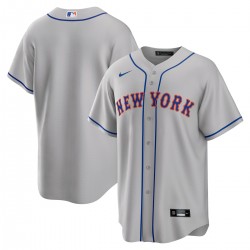 New York Mets Nike Road Replica Team Jersey - Gray New York Mets Nike Road Replica Team Jersey - Gray