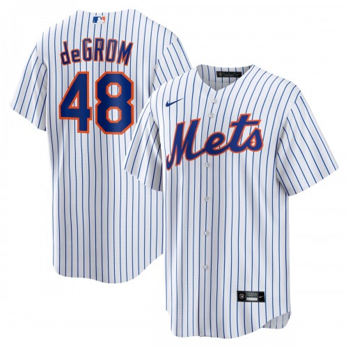 Jacob deGrom New York Mets Nike Home Replica Player Name Jersey - White