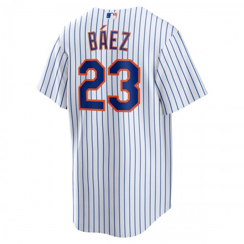 Javier Báez New York Mets Nike Home Official Replica Player Jersey - White