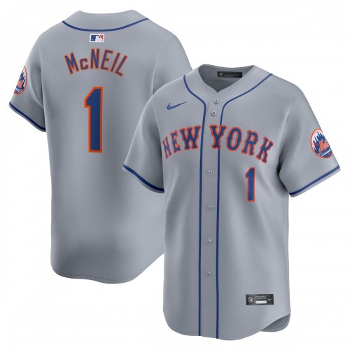 Jeff McNeil New York Mets Nike Away Limited Player Jersey - Gray