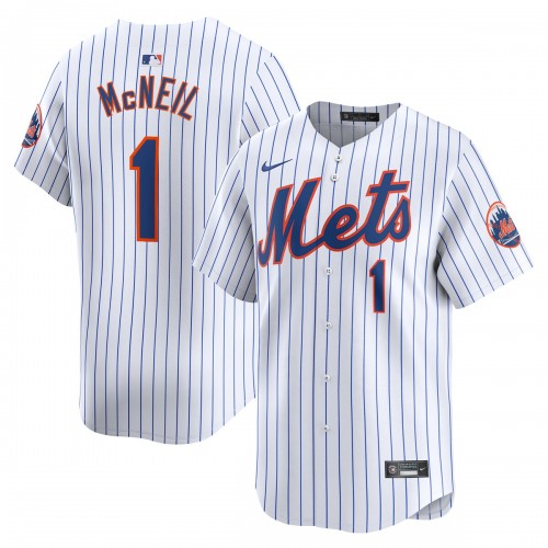 Jeff McNeil New York Mets Nike Home Limited Player Jersey – White