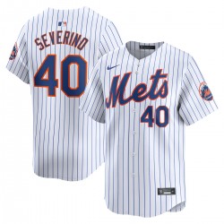 Luis Severino New York Mets Nike Home Limited Player Jersey – White Luis Severino New York Mets Nike Home Limited Player Jersey – White