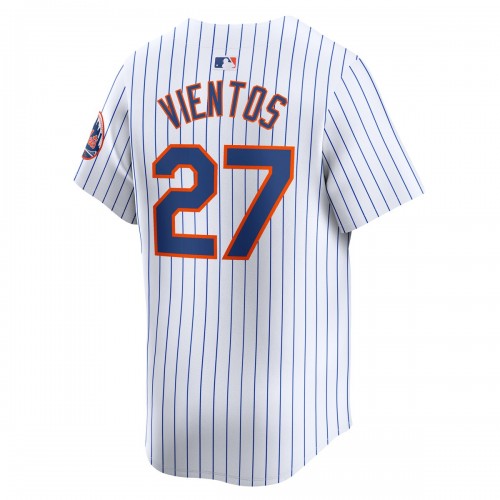 Mark Vientos New York Mets Nike Home Limited Player Jersey - White