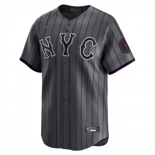 Pete Alonso New York Mets Nike 2024 City Connect Limited Player Jersey - Graphite