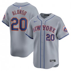 Pete Alonso New York Mets Nike Away Limited Player Jersey - Gray Pete Alonso New York Mets Nike Away Limited Player Jersey - Gray