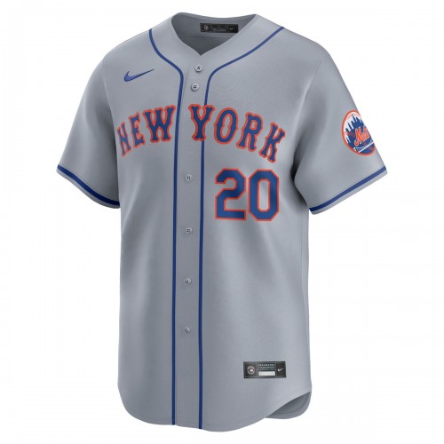 Pete Alonso New York Mets Nike Away Limited Player Jersey - Gray