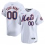 New York Mets Nike Home Limited Custom Jersey - White