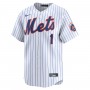 New York Mets Nike #1 Dad Home Limited Jersey - White