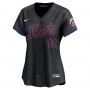 Francisco Lindor New York Mets Nike Women's Alternate Limited Player Jersey – Black