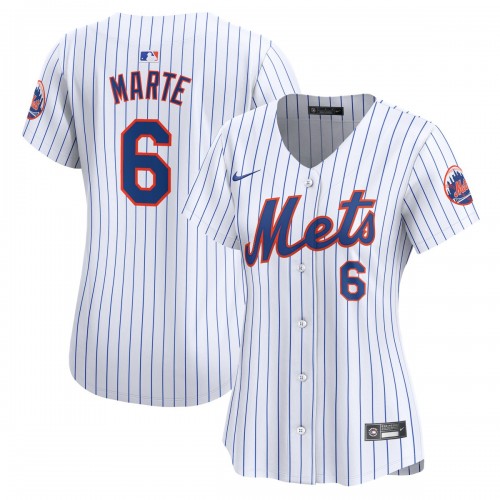 Starling Marte New York Mets Nike Women's  Home Limited Player Jersey - White