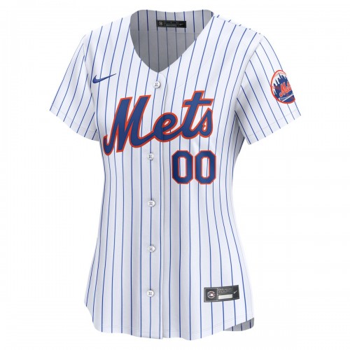 New York Mets Nike Women's Home Limited Custom Jersey - White