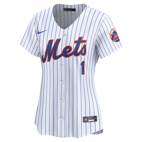 New York Mets Nike Women's #1 Mom Home Limited Jersey - White