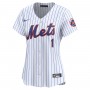 New York Mets Nike Women's #1 Mom Home Limited Jersey - White