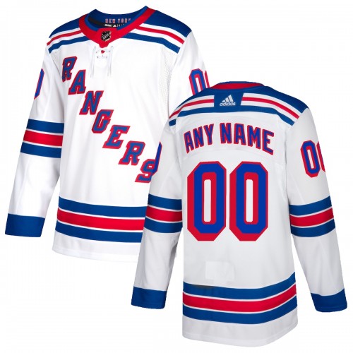 New York Rangers adidas Authentic Custom Jersey - White