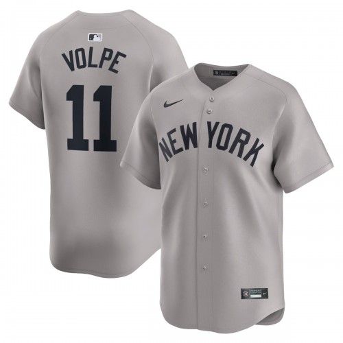 Anthony Volpe New York Yankees Nike Away Limited Player Jersey - Gray