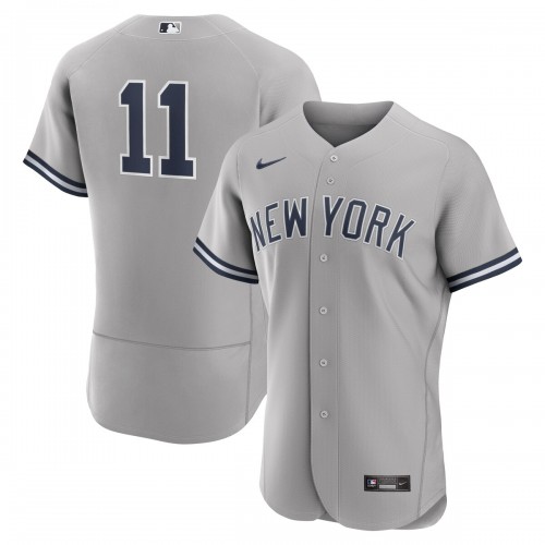 Anthony Volpe New York Yankees Nike Road Authentic Jersey - Gray