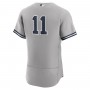 Anthony Volpe New York Yankees Nike Road Authentic Jersey - Gray