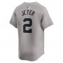 Derek Jeter New York Yankees Nike Away Limited Player Jersey - Gray