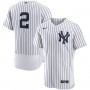 Derek Jeter New York Yankees Nike Home Authentic Player Jersey - White/Navy