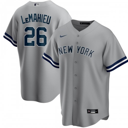 DJ LeMahieu New York Yankees Nike Road Replica Player Jersey - Gray