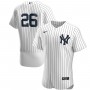 DJ LeMahieu New York Yankees Nike Home Authentic Player Jersey - White/Navy