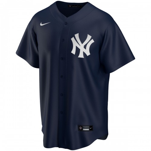 New York Yankees Nike Alternate Replica Custom Jersey - Navy