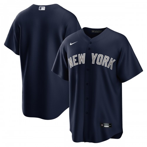 New York Yankees Nike Alternate Replica Team Jersey - Navy