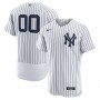New York Yankees Nike Home Authentic Custom Jersey - White