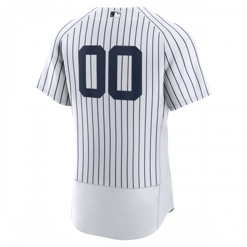 New York Yankees Nike Home Authentic Custom Jersey - White