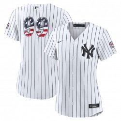 Aaron Judge New York Yankees Nike Women's USA 250 Fourth of July Home Stadium Jersey - White
