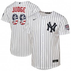 Aaron Judge New York Yankees Nike Youth USA 250 Fourth of July Home Replica Jersey - White