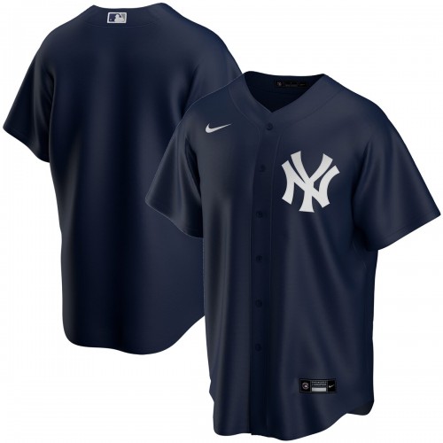 New York Yankees Nike Youth Alternate Replica Team Jersey - Navy