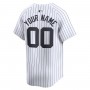 New York Yankees Nike Youth Home Limited Custom Jersey - White