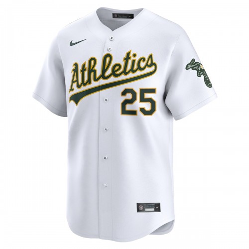 Brent Rooker Oakland Athletics Nike Home Limited Player Jersey - White