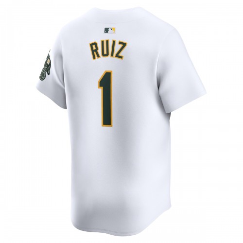 Esteury Ruiz Oakland Athletics Nike Home Limited Player Jersey - White