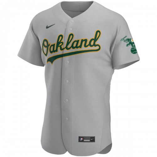 Oakland Athletics Nike Road Authentic Team Jersey - Gray