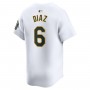 Jordan Diaz Oakland Athletics Nike Home Limited Player Jersey - White