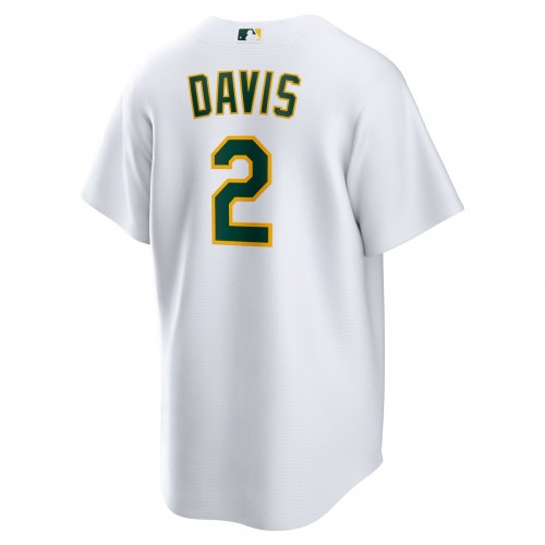 Khris Davis Oakland Athletics Nike Home Replica Player Name Jersey - White