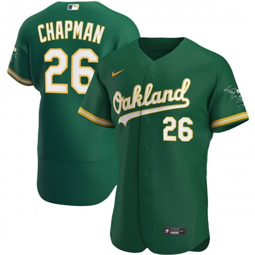 Matt Chapman Oakland Athletics Nike Alternate Authentic Player Jersey - Kelly Green